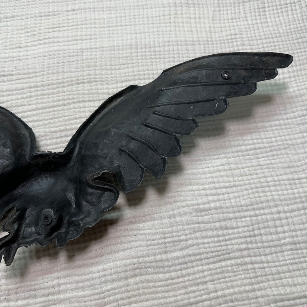 Federal eagle patriotic Americana wall hanging art vintage molded plastic plaque - Picture 10 of 15